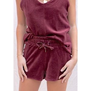 Amuse Society Farrah Jogger Short Outfit